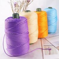 Cordón De Algodón Colorido 3mm Tejido Enredado Para Manualidades Accesorios Para Bolsos Cuerda Hallow Para Cinturones Y Amarreos DIY - details 8