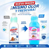 Disiclín Mascotas Limpiador Multisuperficies Concentrado 1000ml (Pack 4x1L) - Disiclin Fuera Olores, Acción Total, Limpieza Profunda, Atrapa Impurezas, Reduce Alérgenos y Elimina Malos Olores, Con Bioalcohol, Sin Lejía, Frescor Maravilloso - details 1