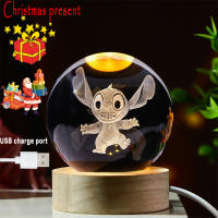 Luz Nocturna De Cristal 3D 6cm Con Astronauta Y Sistema Solar Saturno Vía Láctea Luz De Planetas Grabado Por Láser Regalo Para Niños - details 4