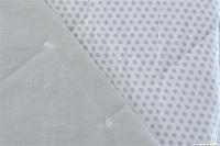 Mommata Colcha Bouti Bordada Reversible Gris Bicolor. - details 4