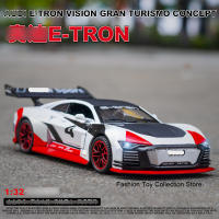 Coche De Juguete Aodi E-TRON De Escala 1:32 En Aleación Con Sonido Y Luz Vehículo De Retroceso Para Decoración De Juguetes Para Niños - details 0