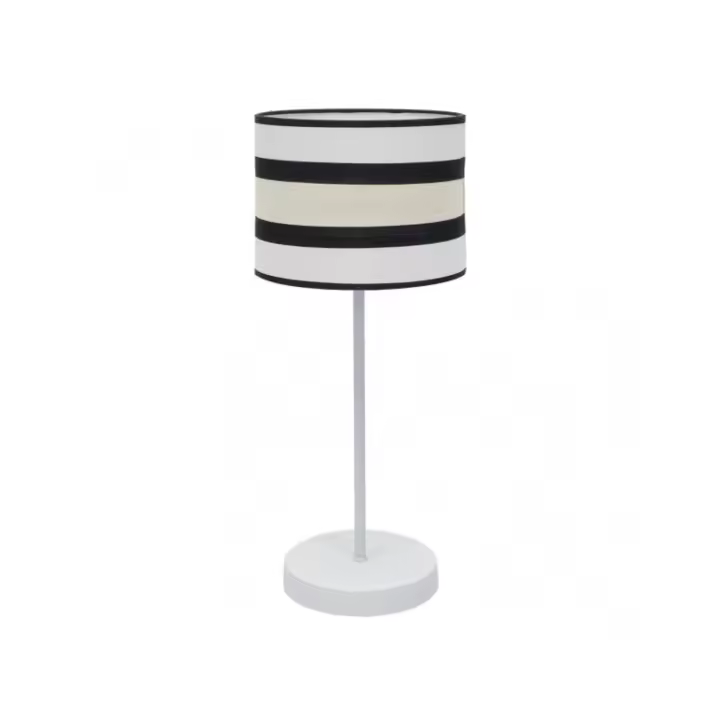 Fabrilamp - Sobremesa Grand. Karla 1xe27 Blanco/beis 61x25x25 Cm - 1