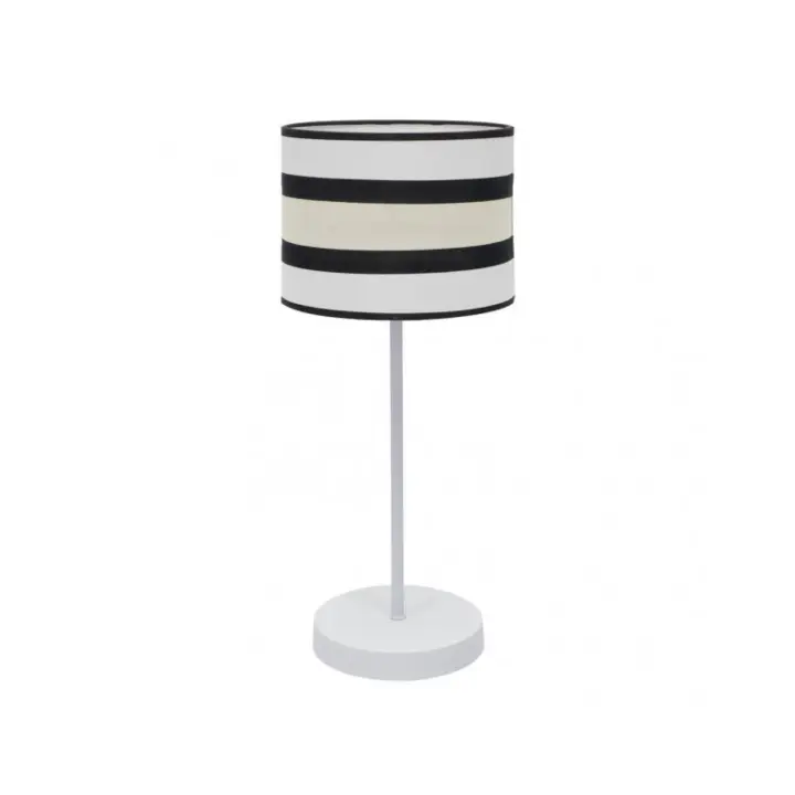 Fabrilamp - Sobremesa Grand. Karla 1xe27 Blanco/beis 61x25x25 Cm - 1