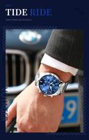 Reloj Mecánico Automático GUANQIN Para Hombre Con Correa De Acero Inoxidable Cristal De Zafiro Resistente Al Agua Luminoso Estilo Militar Piloto Clásico - details 11