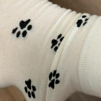 Calcetines Casuales Para Mujer Con Patrón De Dibujos Animados De Perro Cómodos Absorbentes De Sudor Transpirables De Cuello Redondo Talla Media - details 6