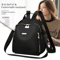 Mochila De Moda Ligera Para Estudiantes Universitarios Gran Capacidad De Viaje De Tela Oxford Mochila Suave Con Manija Cierre Con Cremallera Para Mujeres - details 0