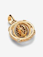 Pandora - Charm Colgante de astrolabio giratorio de Juego de Tronos-Baño de Oro de 14K - details 1