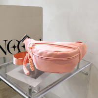 Bolsa De Cintura Para Mujer Nueva En Lona Estilo Coreano Portátil Con Cierre De Cremallera Bolsa De Hombro Y Pecho Deportiva Casual Unisex - details 17