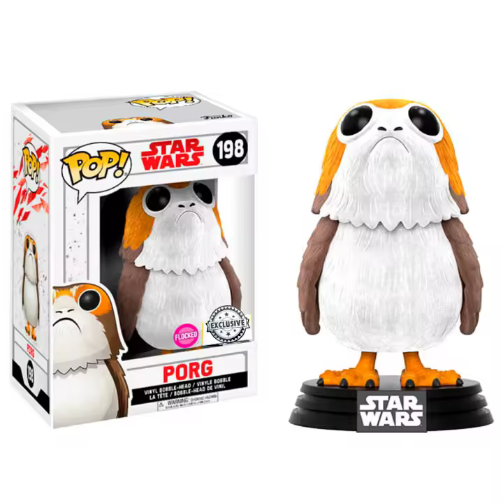 Funko Porg Flocked LAst Jedi Ultimos Jedi Exclusivo Special Edition  Star Wars Funko Pop 198 - 1