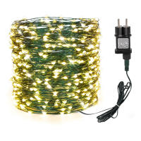 Luces De Cadena De Hadas 100/200 LED Para Navidad Y Bodas Decoración Exterior Impermeables Con Control Remoto Para Árbol Calle Y Fiesta - details 0