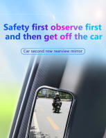 Espejo Auxiliar De Retrovisor Para Coche SEAMETAL Amplio Ángulo Ajustable Observación Del Salón Del Auto Espejo De Salida - details 0