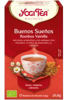 Té Buenos Sueños Rooibos Vainilla  Packs 2   Respiración para la calma y toma de consciencial  17 bolsitas de infusión  YogiTea - details 1