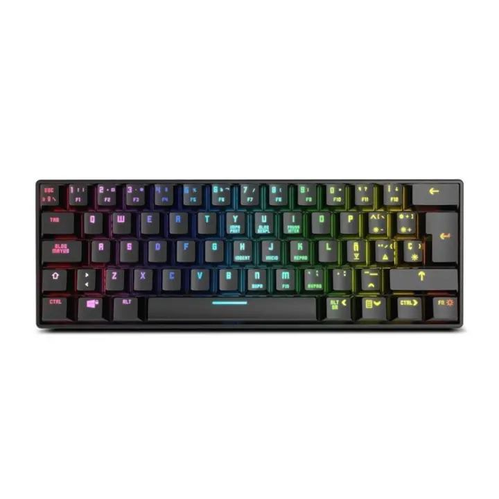 Teclado Gaming Mecánico Inalámbrico Krom Kluster/ Negro - 1