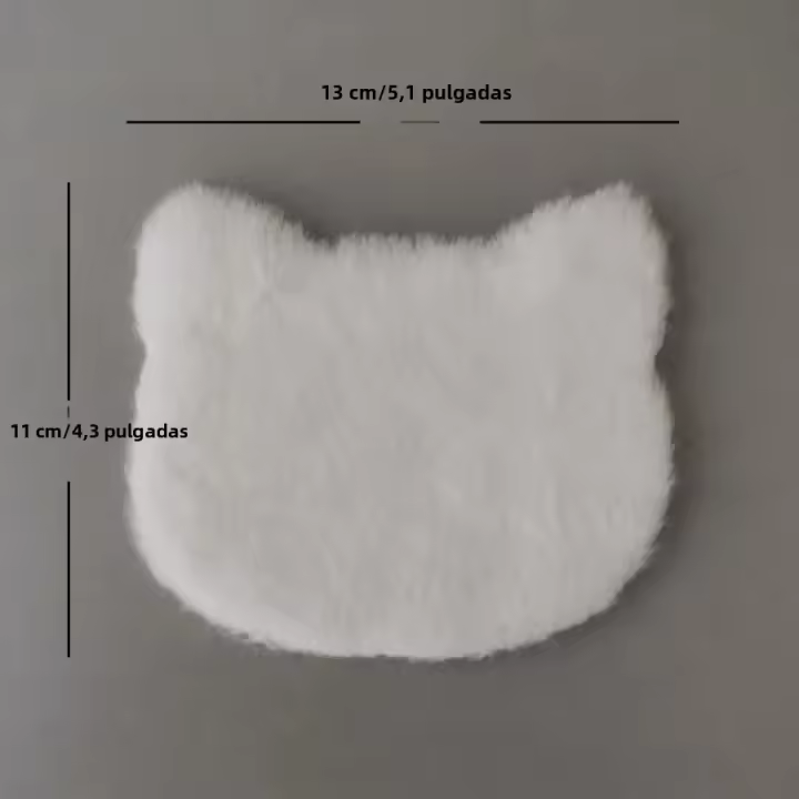 1PC Alfombra De Peluche Miniatura Para Casa De Muñecas Accesorios De Dormitorio Y Sala De Estar Decoración Escena Propiedades De Fotografía Tamaño 1:12 Material Textil Y Fibra Origen China - 1