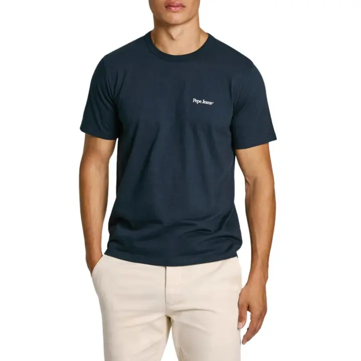 Pepe Jeans Camiseta Hombre Alfie Azul Marino - 1