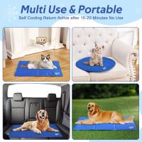 Alfombra Refrescante para Perros, 50 x 65 cm, 50 x 90 cm, Alfombra Refrescante Gatos, Calchoneta Refrescante para Mascotas, Impermeable, almohadilla de refrigeración lavable de verano para perros - details 7