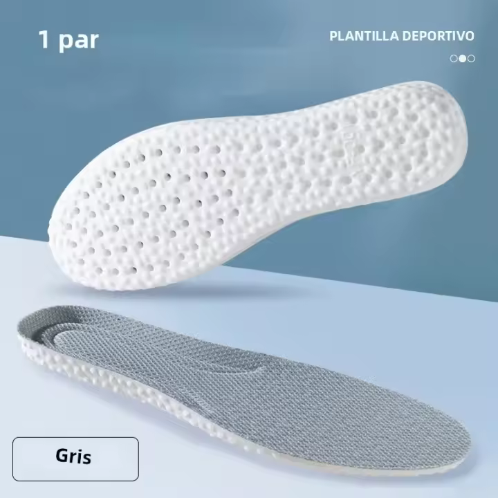 3 Pares De Insoles Deportivos Para Zapatillas Absorción De Choque Suave Soporte Arco Plantar Fasciitis Plantillas Para Los Pies Suela Del Zapato - 1