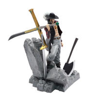 Figura De Acción One Piece 14CM Dracule Mihawk Batalla Decisiva Anime PVC Modelo Juguete Colección Adorno Regalo Para Fans - details 5