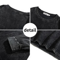 Camiseta American Retro Para Hombres Y Mujeres Talla Grande Manga Larga Estilo Hip Hop Y2K Vintage Moda De Calle - details 2