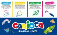 Carioca - Carioca Cera Wax de Colores para Niños, Óptimo para material escolar, Colores Vivos Surtidos, Ideal para colorear, Antimanchas para actividades creativas en casa y el colegio, Cera de 12 Unidades 11mm Ø - details 1