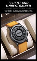 Reloj De Cuarzo Para Hombre BINBOND Lujo Superior Resistente Al Agua Con Correa De Cuero Alta Calidad Reloj De Pulsera Creativo Para Negocios Y Casual - details 4