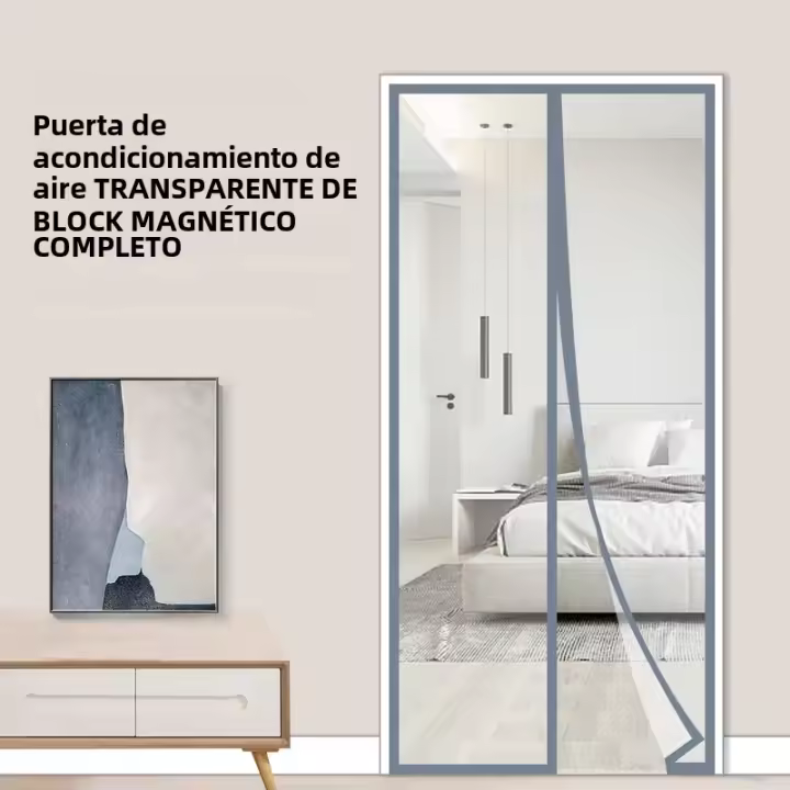 Cortina De Puerta De Aire acondicionado Transparent Y Flexible De Plástico Suave With Viento Y Resistant Imán in La Pérdida De Aire - 1