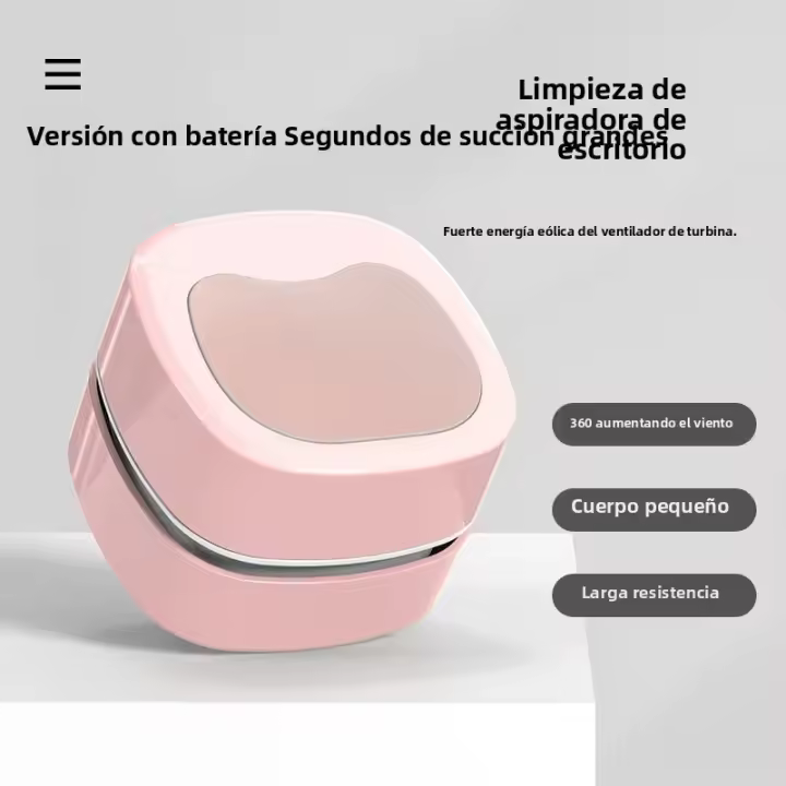 Aspiradora De Escritorio Inalámbrica Handheld Mini Limpiador Teclado Borrador Ash Electrónica Mini Aspiradora Portátil - 1
