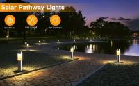 Lámpara De Jardín Solar Impermeable Con Palos De Iluminación De Acero Inoxidable Para Vivero Luz De Columna Solar Autónoma Para Exterior - details 0