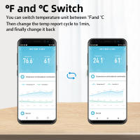 Sensor De Temperatura Y Humedad WiFi Tuya Para Interior Monitor Inteligente Con App De Vida Smart Life Compatible Con Alexa Google Batería Incluida - details 2