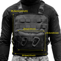 Chaleco Táctico TAK YIYING De Nylon Militar Negro Para Hombres Bolsa De Pecho Estilo De Caza Origine Guangdong China - details 0