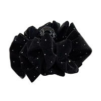 Pinza De Pelo De Veludo Negro Rojo Para Mujer Accesorio De Cabello De Princesa Gruesa Para Niñas Pinza Decorativa Para El Día a Día - details 4