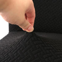 Funda De Silla De Comedor Elástica Gruesa Y Elegante Para Cocina Hotel Boda Banquete Cubierta De Silla Moderna En Tela Spandex/Poliéster - details 3