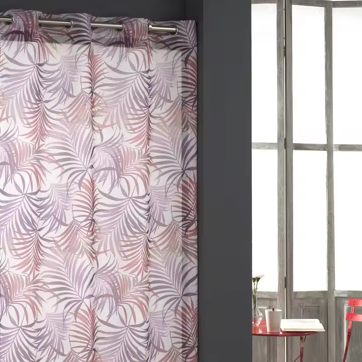 Cortina Mujji 140x265 cm Tropic Fucsia 12 - 1