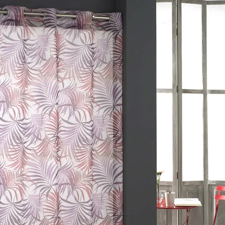 Cortina Mujji 140x265 cm Tropic Fucsia 12 - 1