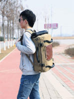 Mochila Multifuncional De Viaje Rugzak Para Hombres Bolsa De Escuela De Estudiante De Algodón 4 Colores Mochila Casual De 20-35 Litros - details 17