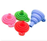 Funel De Silicona Ecológica Para Rellenar Botellas De Cocina Funel Colapsable Pequeño Para Líquidos Polvo - details 0