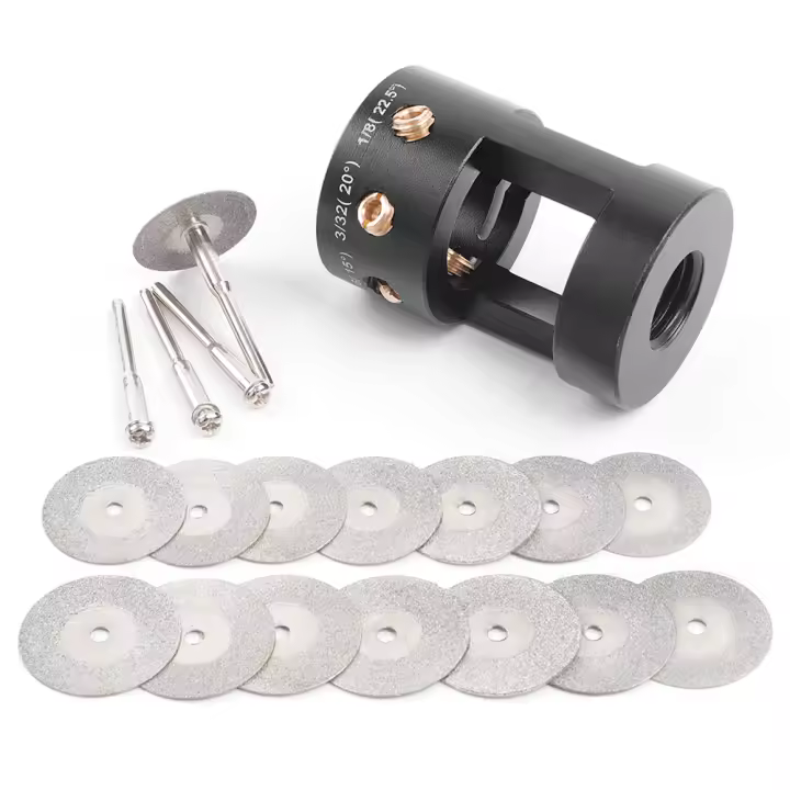 Tungsteno Electrodo Molinillo Herramientas De Soldadura TIG Ángulos Multitud Y Desplazamientos Horizontales Agujeros Con Corte Ranuras Herramientas De Molinillo De Electrodo - 1