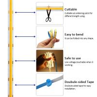 Tiras De LED COB 12V Alta Densidad Flexible 2M 3M 5M Luz Blanca Cálida Dimmable Para Decoración De Hogar Y Habitación - details 4