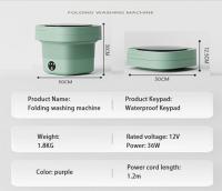 8L Portable washing machine, Camping washing machine, Mini washing machine for Washing  Clothes, Underwear(UK power) - details 0
