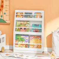 SoBuy KMB45-W Librería para Niños de Altura de 3 Niveles Estantería Infantil Multifuncional 58 x 18 x 81cm ES - details 0
