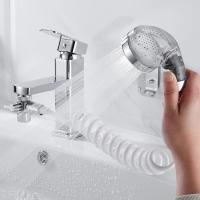 Divertor De Grifo Portátil 1pc Para Baño Y Cocina Adaptador De Ducha Ajustable Set De Divertor De Grifo - details 8
