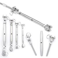 Ajustador De Tensión De Acero Inoxidable 304 M5-M12 Para Amarrado Marítimo Abrazadera De Cuerpo Cerrado Herramienta De Metal Para Artesanía - details 0