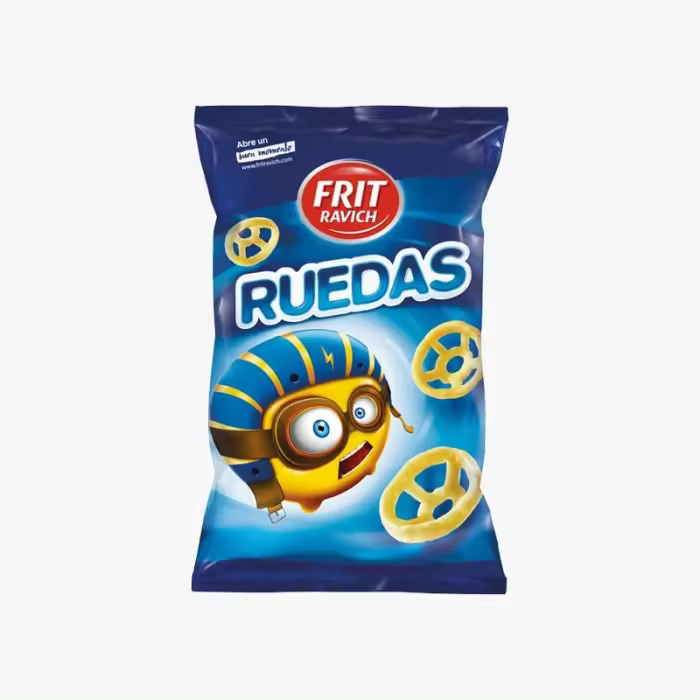 RUEDAS DE PATATA FRIT RAVICH 23 GRS. PAQUETE DE 10 UNDS - 1