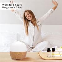 Difusor de Aromas USB 120ml - Ultra Silencioso (<36dB), Temporizador, 7 Luces LED Cambiantes, Aromaterapia para Hogar/Dormitorio/Oficina, Seguro Anti-Sequedad (Color Madera Clara) - details 6