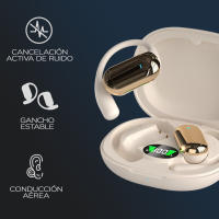 Musicall Auriculares Bluetooth 5.4 Deportivos OPEN EAR Cascos Colgante Ultra Ligeros, Pantalla LED de Batería, 40H - details 6