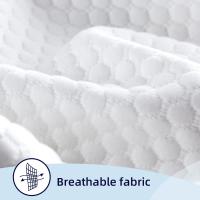 Almohada Dura Pequeña Viscoelástica 60 cm, Almohada Firmeza Alta Ortopédica Cervical para Dormir Bien, Cojin Firme Memory Foam para Cama 40x60x11 cm - details 1
