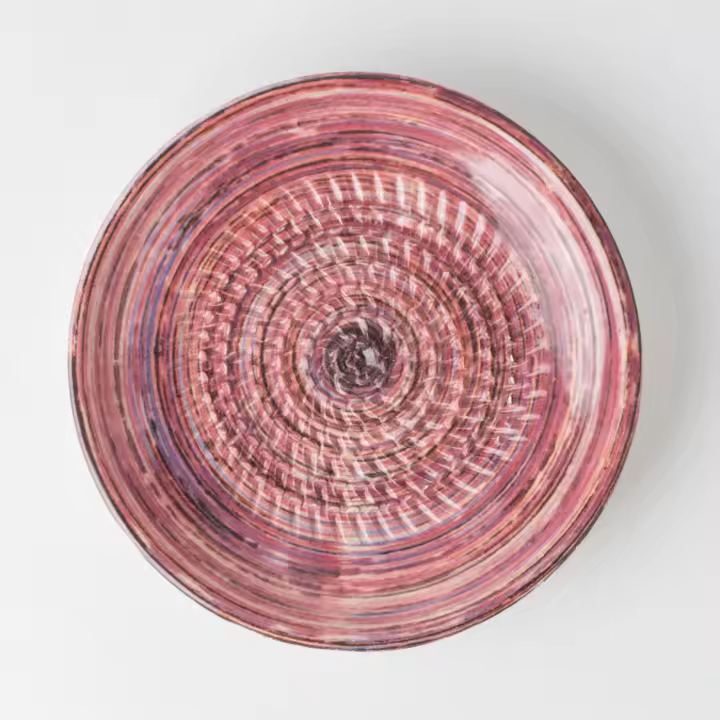 Alfar Tierra Cocida Plato Rallador de Verduras Cerámica Rosa Lila Lavanda - 1