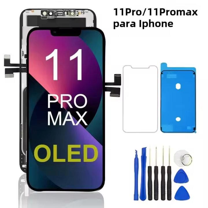 Pantalla OLED Para iPhone 11 pro Pantalla Táctil Con Asamblea De Digitizador Reemplazo De LCD Soporte 3D Touch Auténtico - 1