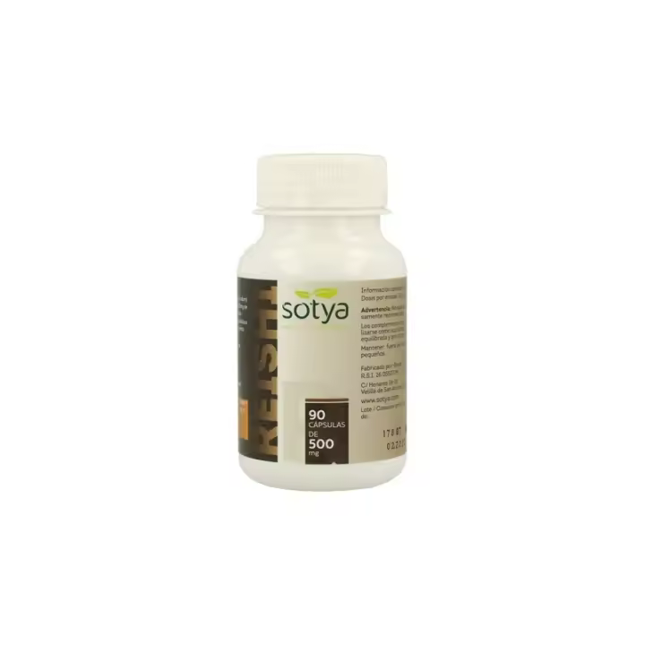 Sotya Reishi 500mg - Hongo Antioxidante Hepatoprotector y Cardiotónico - 90 Cápsulas Vegetales - 1