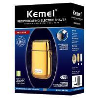 Afeitadora Eléctrica Kemei TX1 Para Hombres Cabello Barba Recargable Metálica Completa Máquina De Afeitar Cabeza Limpia Fades Finos - details 0
